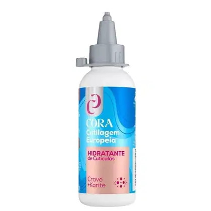 Hidratante de Cutículas Cora Brasil Cutilagem Europeia, 100ml.