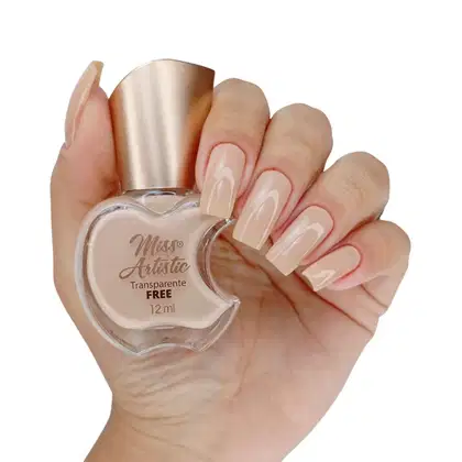 Imagem do produto MISS ARTISTIC -  Esmalte Transparente FREE - Meiguice - 12ml