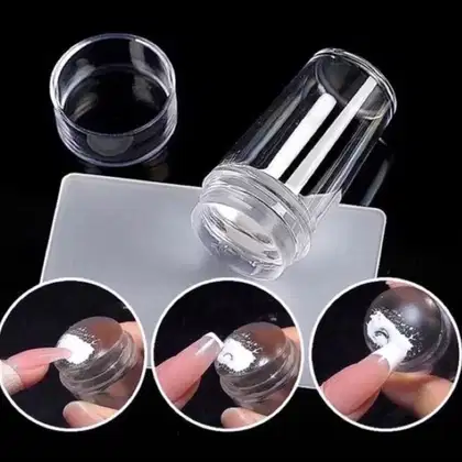 Imagem do produto DAFU - Carimbo de Silicone Transparente Para Desenhos e Unhas de Francesinha