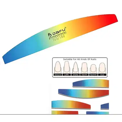 Imagem do produto DAFU - Lixa Buffer Polidora Rainbow - Fecha Poros 100/180 - 1 unid