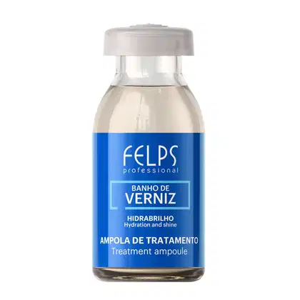 Imagem do produto Ampola de Tratamento Banho de Verniz Hidrabrilho Felps Professional - 15mL