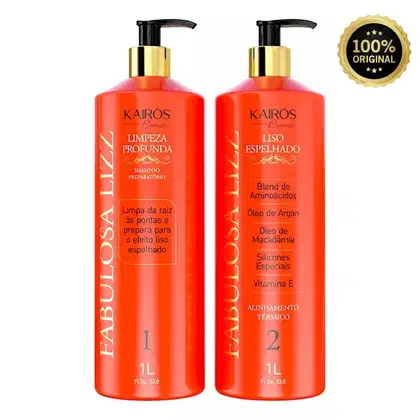Imagem do produto Progressiva Fabulosa Lizz Ativo Liso Espelhado e Shampoo