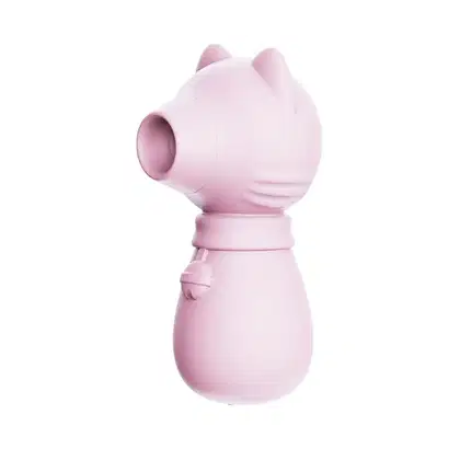 Imagem do produto Gatinho Sugador de Clitóris e Estimulador Rosa 7 Velocidades 10,5cm x 5,2cm Recarregável em Silicone