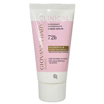 Imagem do produto Giovanna Baby Desodorante Creme Sérum Bisnaga Classic Clinical 72h Vegano 60g