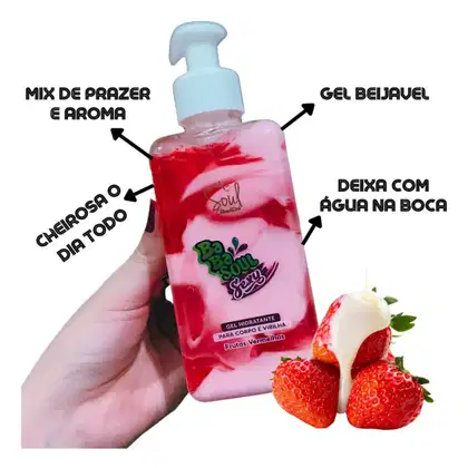Imagem do produto Gel Hidratante Sexy Beijável para Virilha Frutas Vermelhas