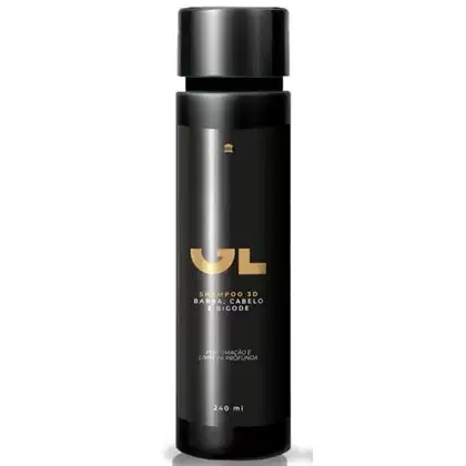 Imagem do produto Shampoo 3D GL Embaixador Barba, Cabelo e Bigode 240ml