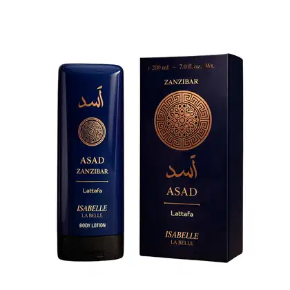Loção Hidratante Corporal Isabelle La Belle Asad Zanzibar, 200ml.