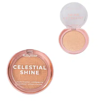 Imagem do produto Ruby Rose Celestial Shine Champagne Gleam - Iluminador 5,5g