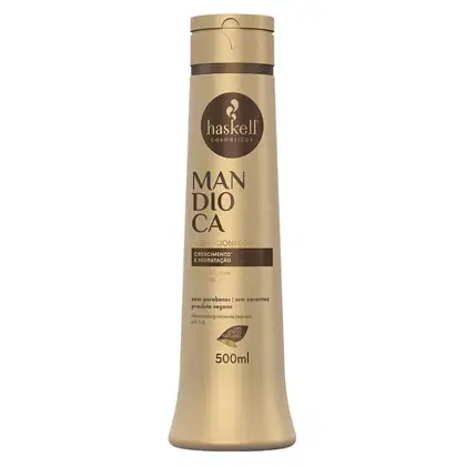 Imagem do produto Kit Haskell Mandioca Shampoo Condicionador e Máscara 500ml/g