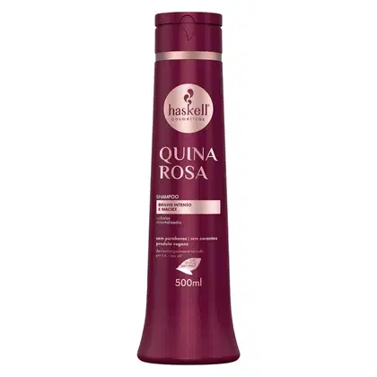 Imagem do produto Kit Quina Rosa Haskell Shampoo, Condicionador e Máscara 500ml/g