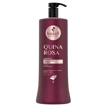 Imagem do produto Kit Haskell Quina Rosa Shampoo 1L e Máscara 900g