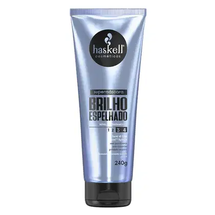 Imagem do produto Kit Supermáscaras Haskell Aceleradora de Força, Brilho Espelhado e Disciplinante Antifrizz 240g