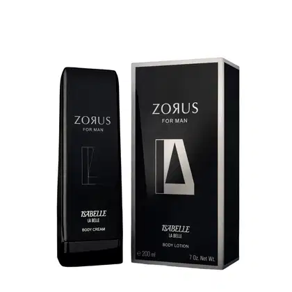 Loção Hidratante Corporal Isabelle La Belle Zorus for Man, 200ml.