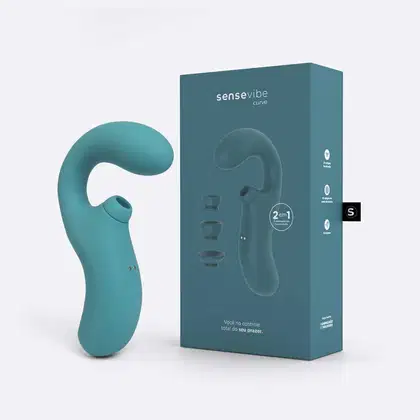 Imagem do produto Vibrador e Estimulador Recarregável Sensevibe Curve
