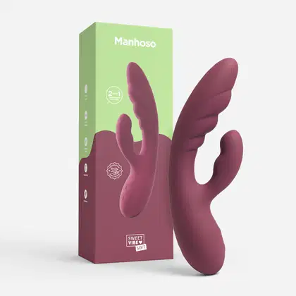 Imagem do produto Vibrador Rabbit Recarregável Sweet Vibe Manhoso