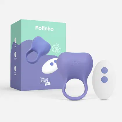 Imagem do produto Anel Vibratório com controle Recarregável Sweet Vibe Fofinho