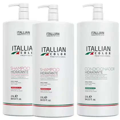 Imagem do produto KIT 2 SHAMPOO HIDRATANTE 2,5  E CONDICIONADOR 2,5 ITALLIAN COLOR
