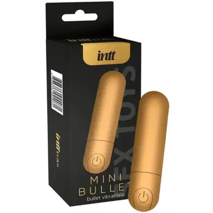 Imagem do produto Mini vibrador Bullet Dourado da intt