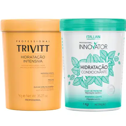 Imagem do produto KIT HIDRATAÇÃO INTENSIVA E HIDRATAÇÃO CONDICIONANTE 1 KG