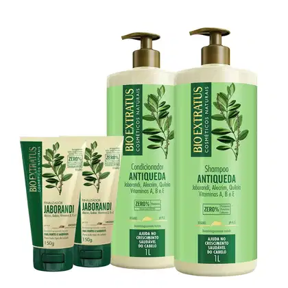 Imagem do produto Kit Bio Extratus Jaborandi Antiqueda 1L Sh + Cond + Finalizador