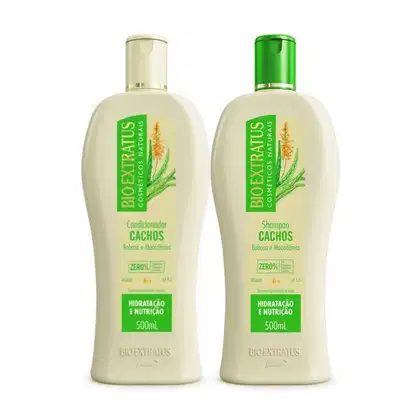 Imagem do produto Kit  Cachos Shampoo Condicionador 2x500ml - Bio Extratus