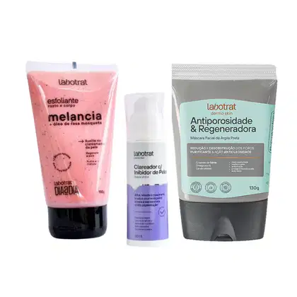 Imagem do produto KIT CORPORAL ANTIMANCHAS SKIN CARE CLAREADOR LABOTRAT (3 PRODUTOS)