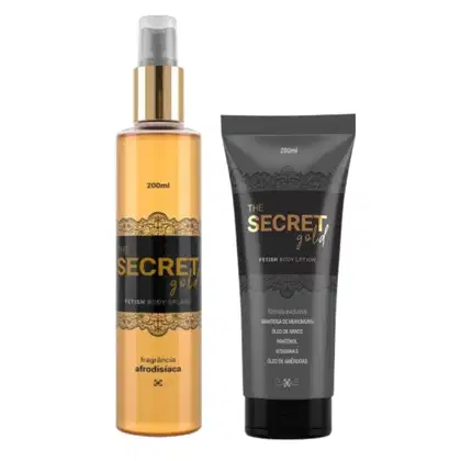Imagem do produto Kit Body Splash e Hidratante Corporal Afrodisíaco The Secret Gold