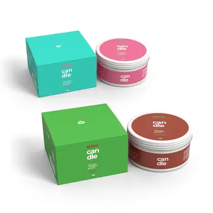 Imagem do produto Kit 2 Velas Beijáveis para Massagem Morango e Chocolate