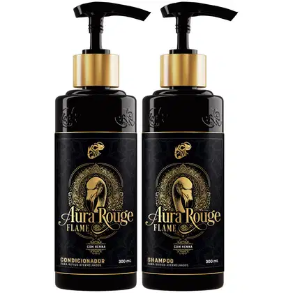 Imagem do produto Kit Shampoo e Condicionador Avermelhado Aura Rouge Flame Kamaleão Color
