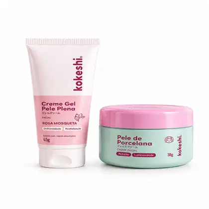 Imagem do produto Kit Kokeshi Facial Pele Plena 45g +  Pele de Porcelana 30g
