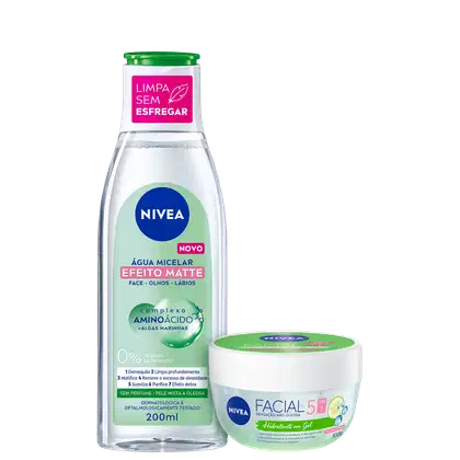 Imagem do produto Kit NIVEA Pepino 5 em 1 Efeito Matte (2 Produtos)