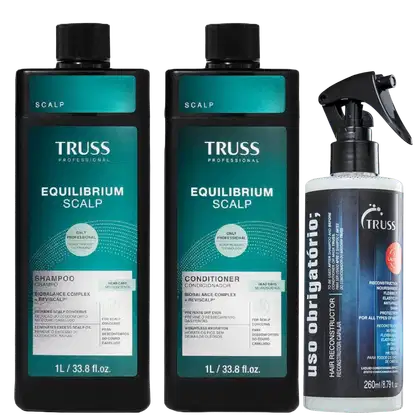 Imagem do produto Kit Truss Equilibrium Scalp - Shampoo 1L + Condicionador 1L + Uso Obr. Reconstrutor Capilar 260ml