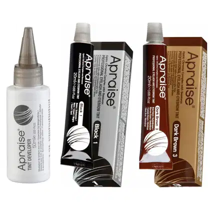 Imagem do produto Kit 2 Apraise Tinturas Castanho Escuro e Preto + Oxidante