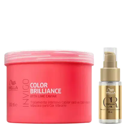 Imagem do produto Kit Wella Professionals Color Brilliance Oil Reflections Oil Treat Duo (2 Produtos)