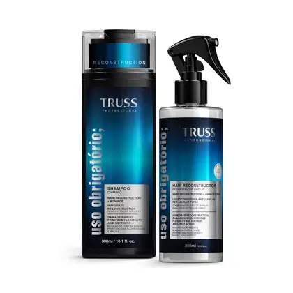 Imagem do produto Combo Truss Uso Obrigatório;: Shampoo 300ml + Spray 260ml