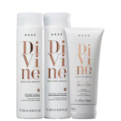 Imagem do produto BRAÉ Divine Shampoo e Condicionador 250ml + Leave-in