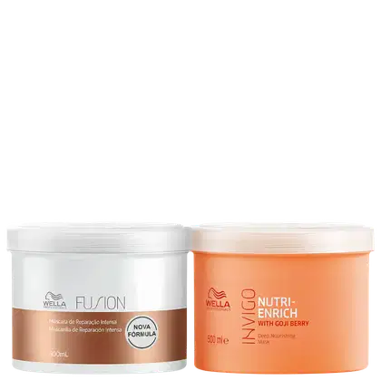 Imagem do produto Kit Wella Professionals Fusion + Invigo Nutri-Enrich Masks (2 Produtos)
