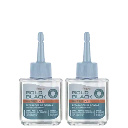 Imagem do produto Kit Reparador De Pontas Amend Gold Black 2x30ml