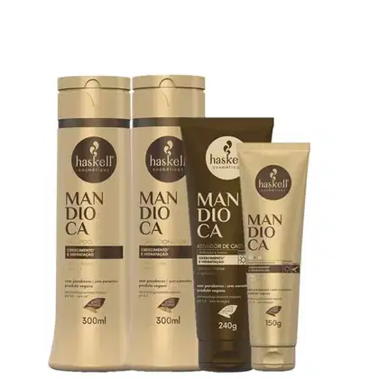 Imagem do produto Kit Haskell Mandioca Quarteto Finalização (4 Produtos)