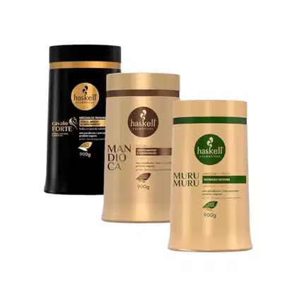 Imagem do produto Cronograma Haskell Cabelo Forte Máscaras 900g