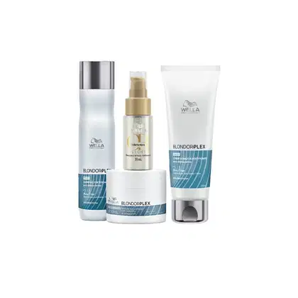 Imagem do produto Kit Wella Professionals BlondorPlex Mask Ultra + Oil Reflections Light - 30ml (4 Produtos)