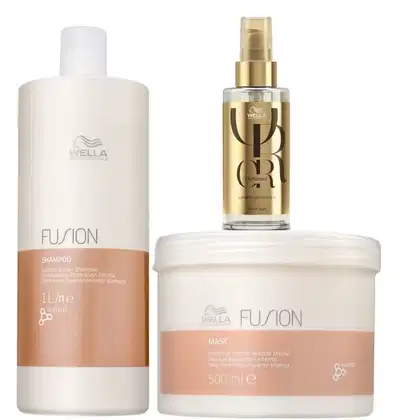 Imagem do produto Kit Wella Professionals Fusion Salon +Oil Reflections Trio (3 Produtos)
