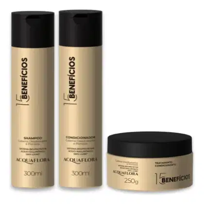 Imagem do produto Kit Acquaflora 15 Benefícios 3 Produtos
