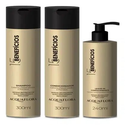 Imagem do produto Kit Acquaflora 15 Benefícios Trio 3 Produtos