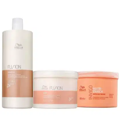 Imagem do produto Kit Wella Professionals Fusion Nutri-Enrich Salon (3 Produtos)