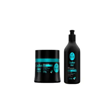 Imagem do produto Kit Haskell Cachos Sim Máscara + Leave-in  300ml/g