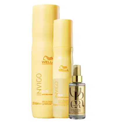 Imagem do produto Kit Wella Professionals Invigo Sun & Oil Reflections Trio Oil (3 Produtos)