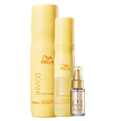 Imagem do produto Kit Wella Professionals Invigo Sun & Oil Reflections Trio (3 Produtos)