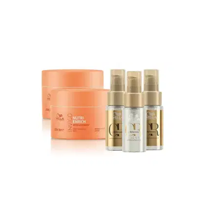 Imagem do produto Kit Wella 2 Máscaras Enrich 150ml, 2 Oil Reflections 30ml e Light 30ml