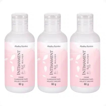 Kit Abelha Rainha Intimament Mulher Trio, 3 produtos.